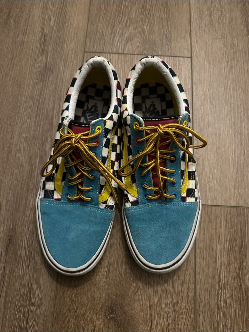 Vans Crazy Checks Cmyk Old Skool Sneakers